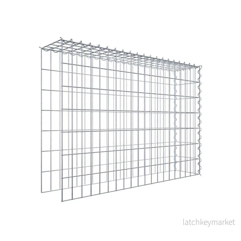 Extra gabion typ 4 100 cm x 70 cm x 20 cm (L x H x D), maskstorlek 5 cm x 10 cm, spiral Extra gabion typ 4 100 cm x 70 cm x 20 cm (L x H x D), maskstorlek 5 cm x 10 cm, spiral