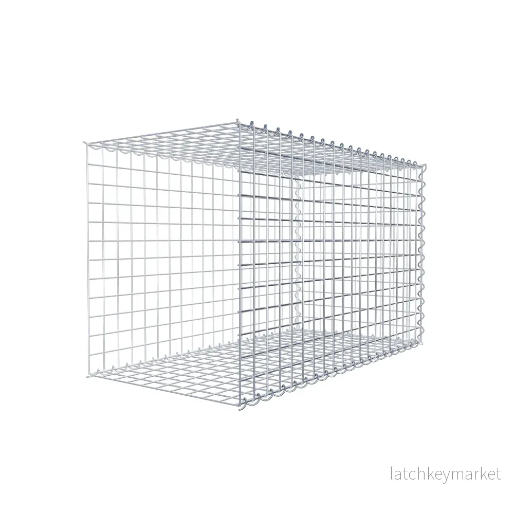 Extra gabion typ 2 100 cm x 60 cm x 50 cm (L x H x D), maskstorlek 5 cm x 5 cm, spiral - Bild 3