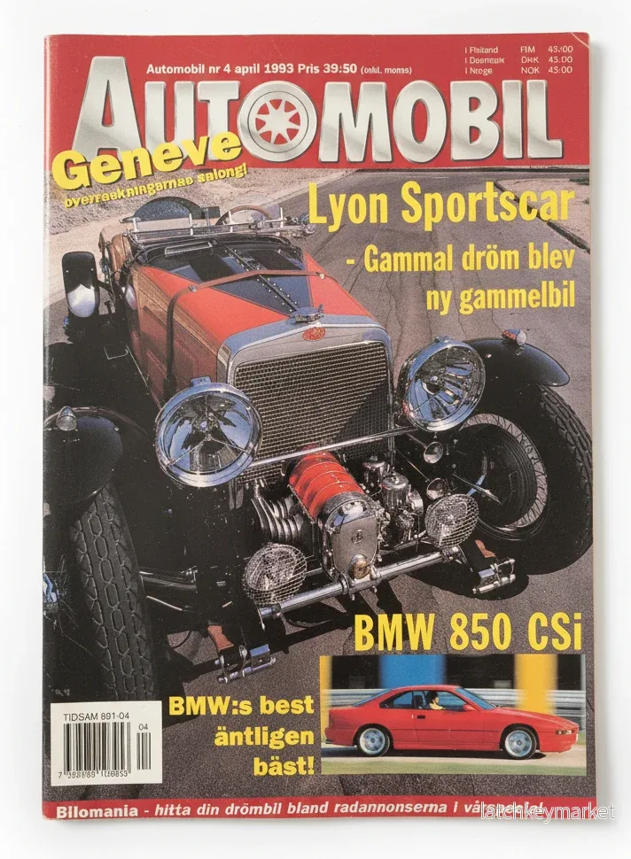 Automobil journal nr 4 från april 1993 Automobil journal nr 4 från april 1993