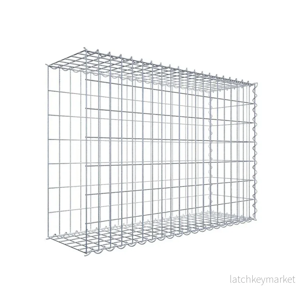 Påväxt gabion typ 2 100 cm x 70 cm x 30 cm (L x H x D), maskstorlek 5 cm x 10 cm, spiral