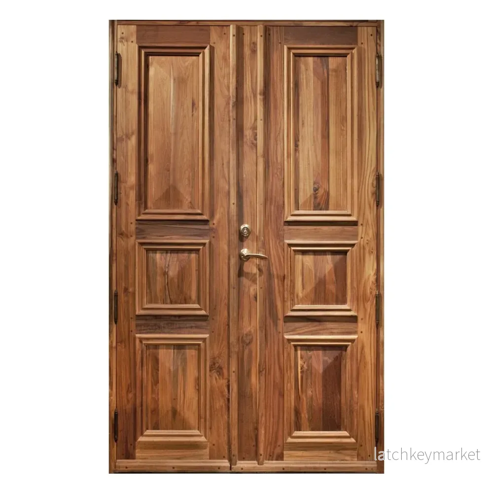 Brantevik ytterdörr pardörr i teak Brantevik ytterdörr pardörr i teak