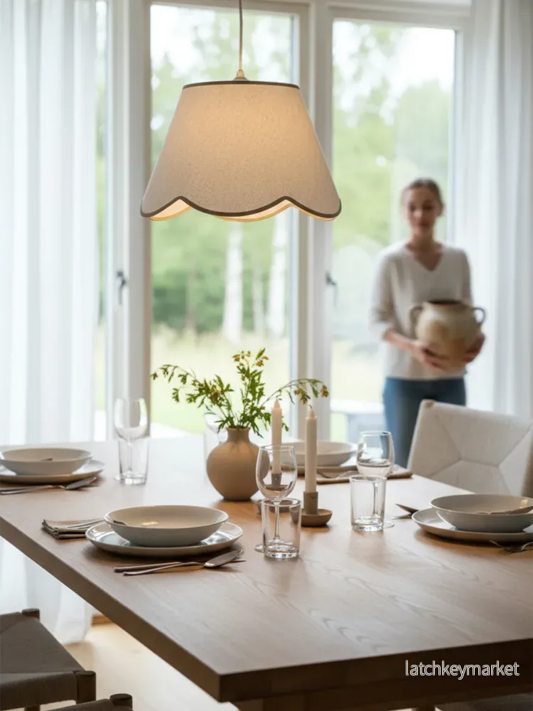 Taklampa Nell Beige 35cm