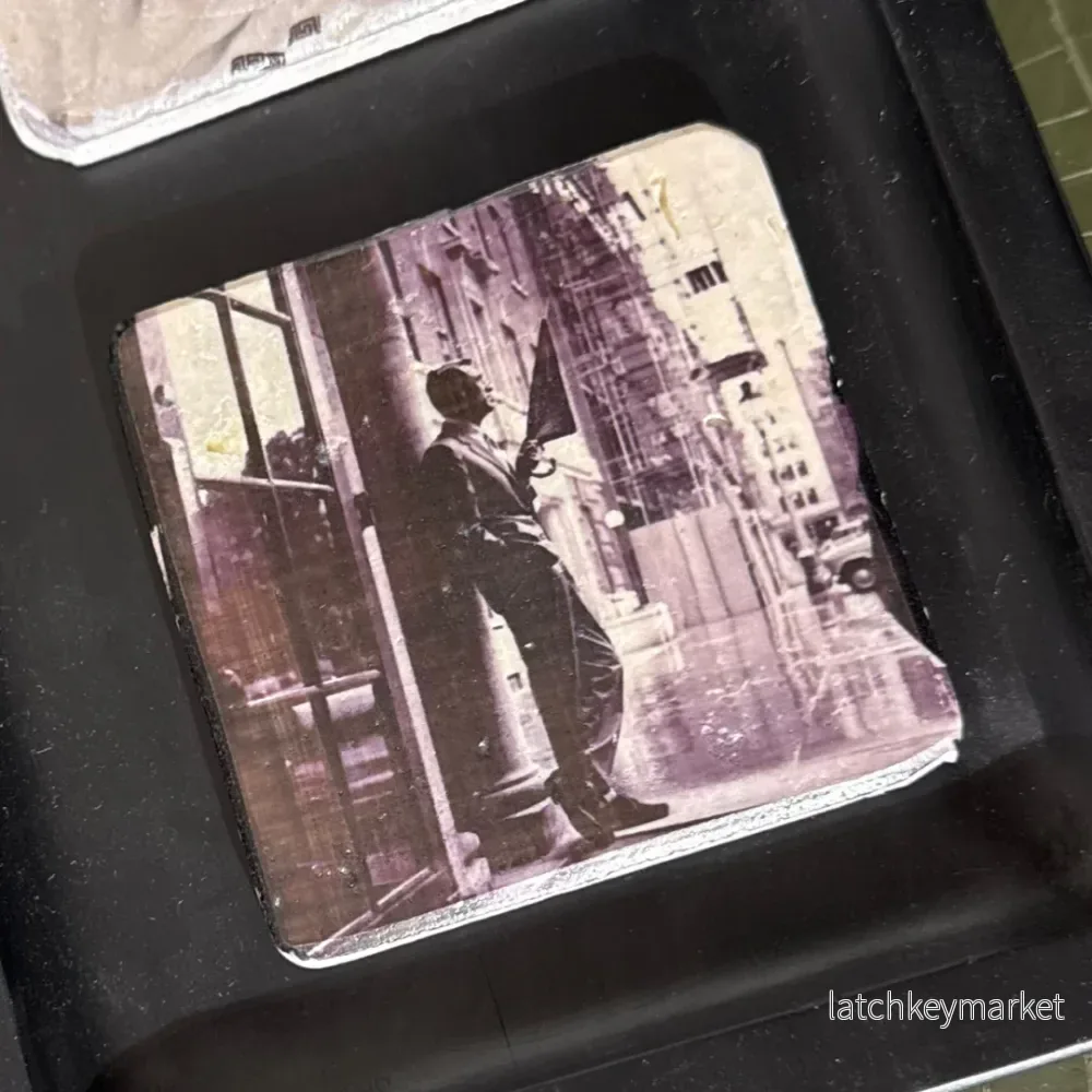 Glasunderlägg marmor James Dean