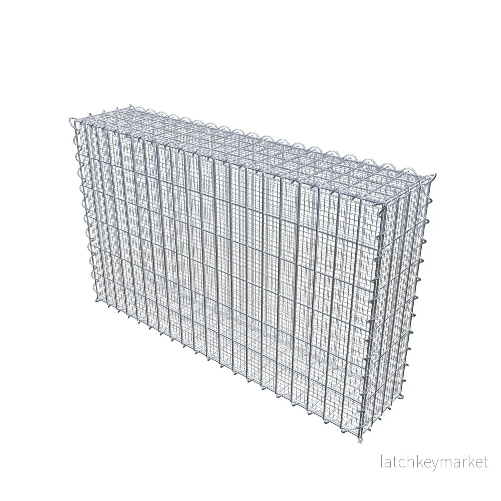 Sandgabion 100 cm x 60 cm x 20 cm (L x H x D), maskstorlek 5 cm x 10 cm, spiral - Bild 2
