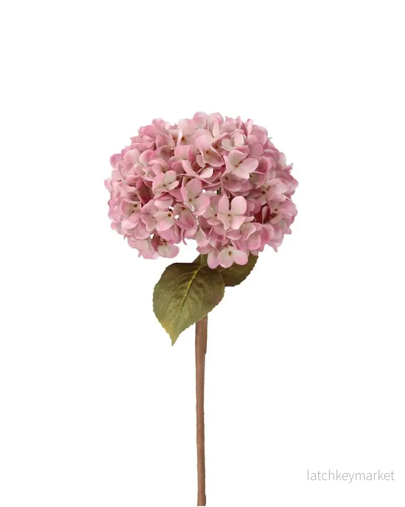 Konstgjord växt Hortensia Rosa 3-pack 84 cm