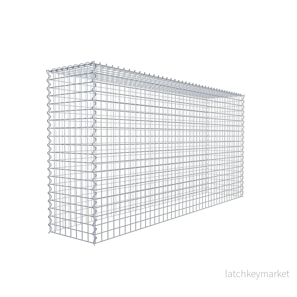 Extra gabion typ 3 200 cm x 100 cm x 40 cm (L x H x D), maskstorlek 5 cm x 5 cm, spiral - Bild 3