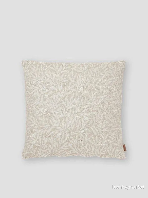 Masra Jacquard Kuddfodral, Ljusgrå/Offwhite, 50x50 cm