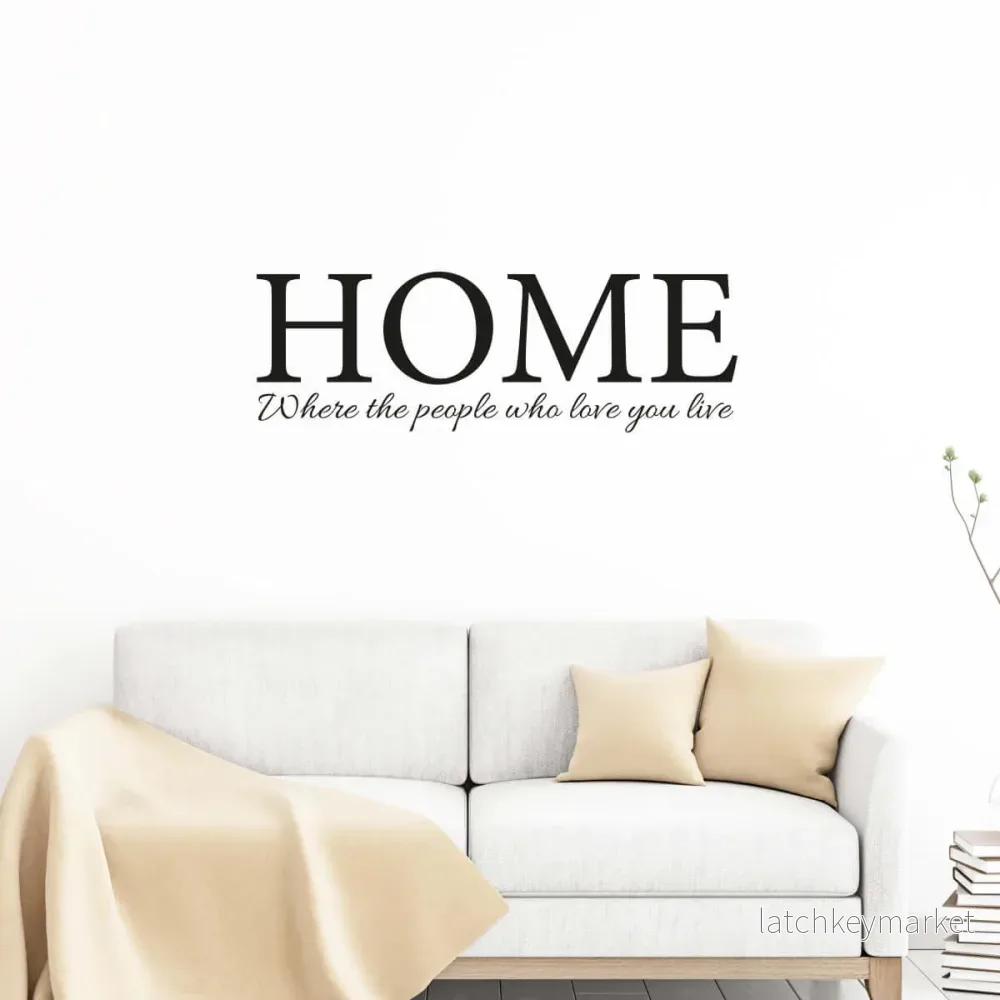 Väggord Home 1