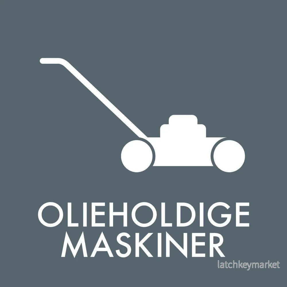 Avfallssortering – Oljiga maskiner Avfallssortering – Oljiga maskiner