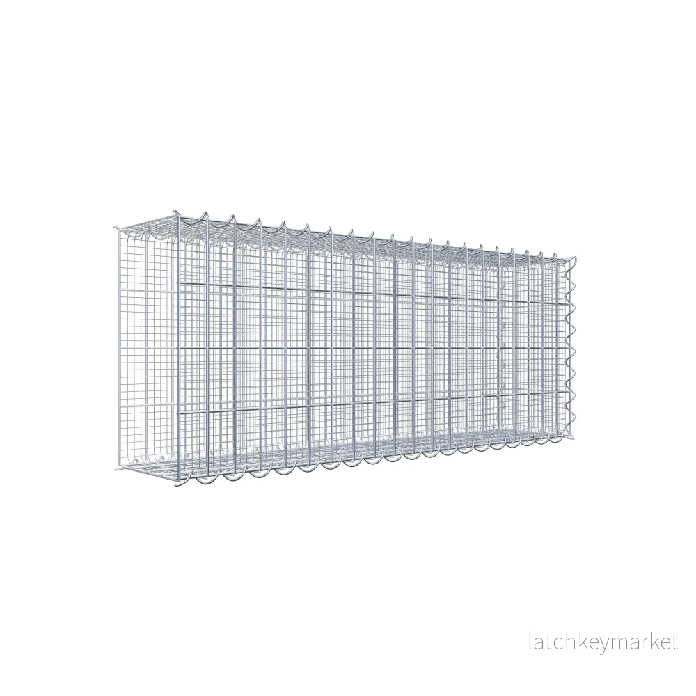 Sandodlingsgabion typ 2 100 cm x 40 cm x 20 cm (L x H x D), maskstorlek 5 cm x 10 cm, spiral