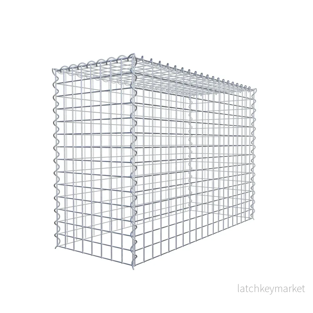 Extra gabion typ 3 100 cm x 70 cm x 40 cm (L x H x D), maskstorlek 5 cm x 5 cm, spiral - Bild 3