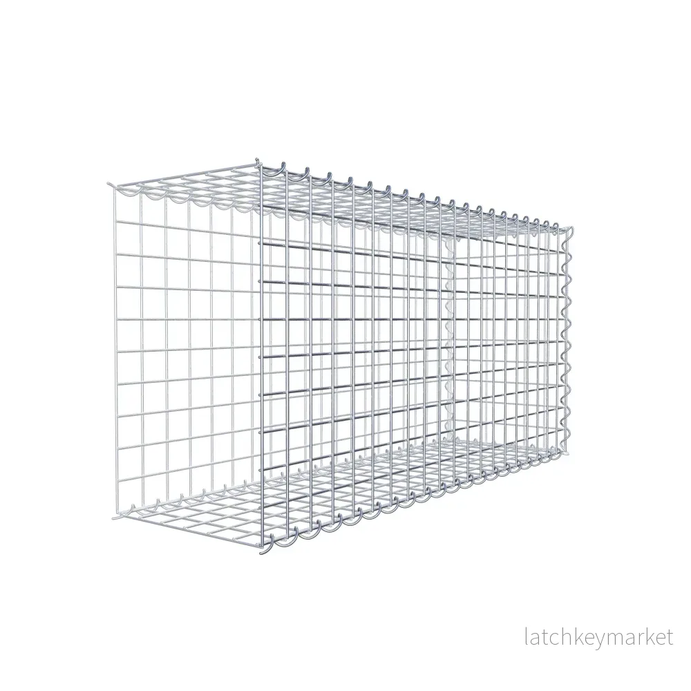 Påväxt gabion typ 2 100 cm x 50 cm x 30 cm (L x H x D), maskstorlek 5 cm x 5 cm, spiral - Bild 3