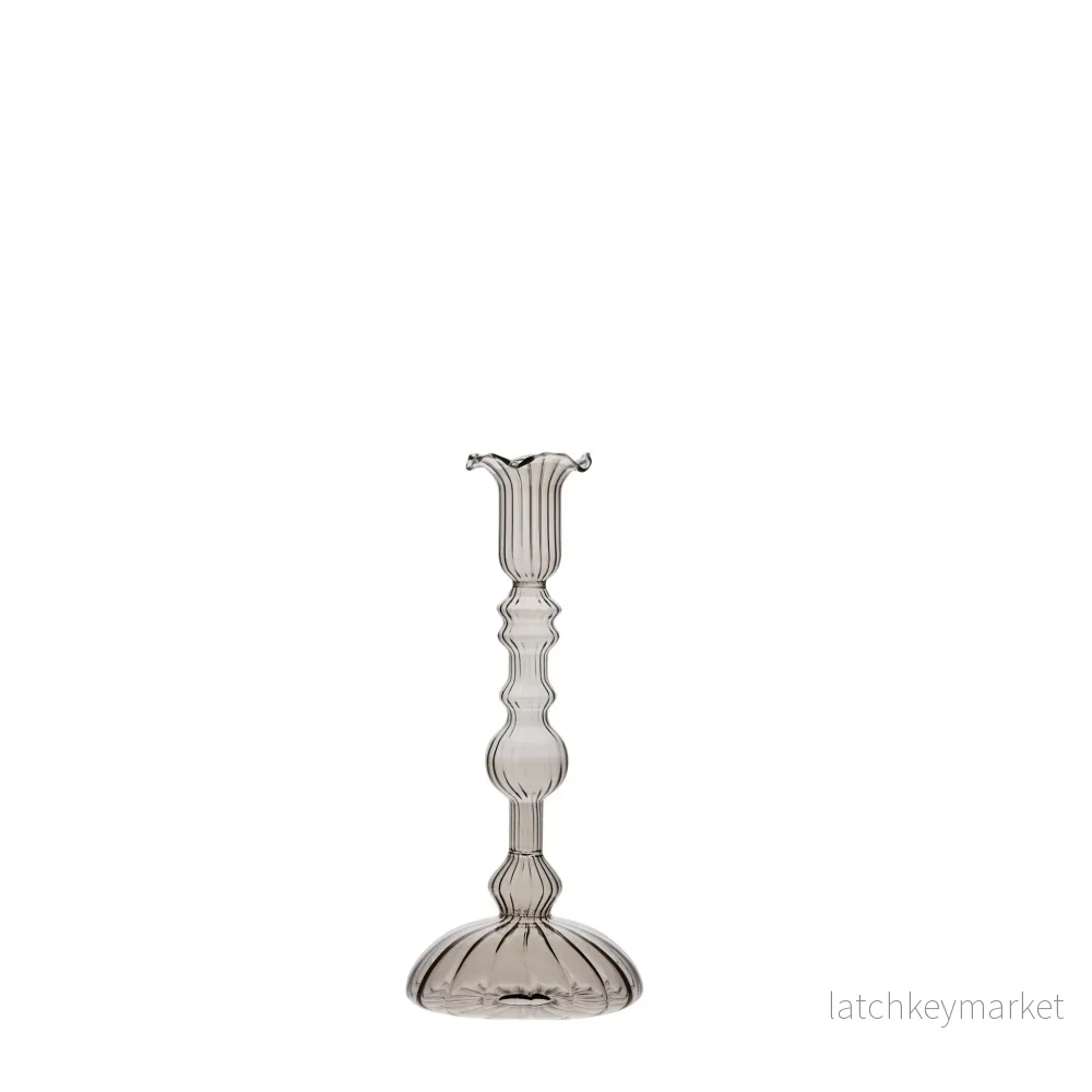 Astalina ljushållare H23 cm. grå