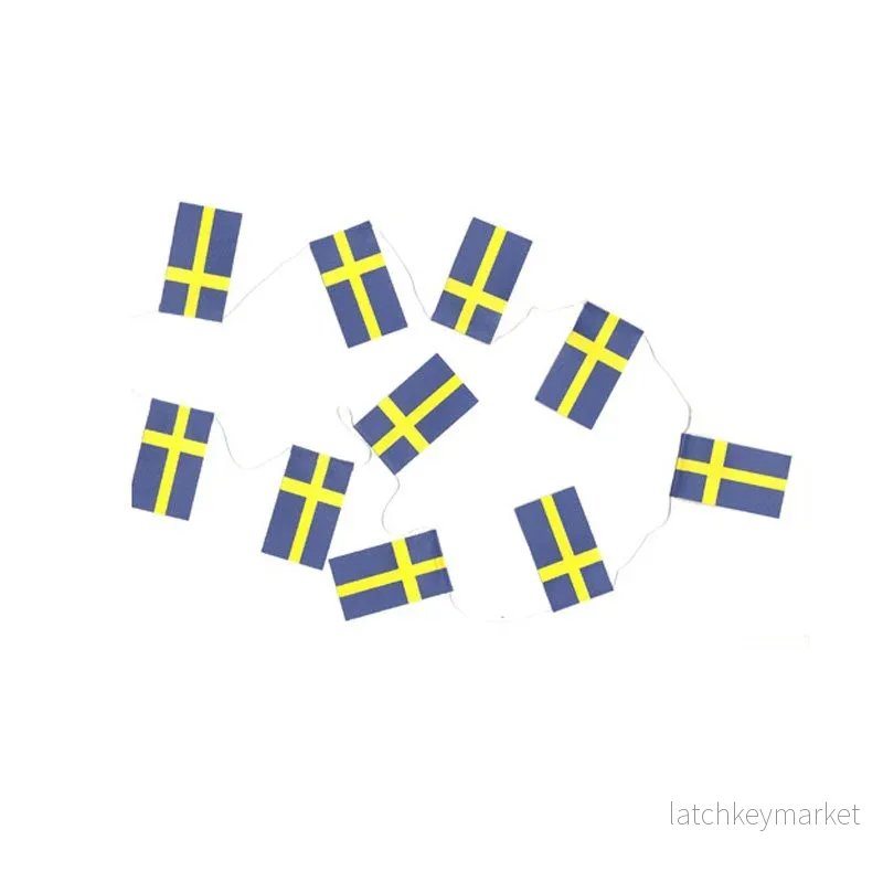 Flaggspel svenska flaggan