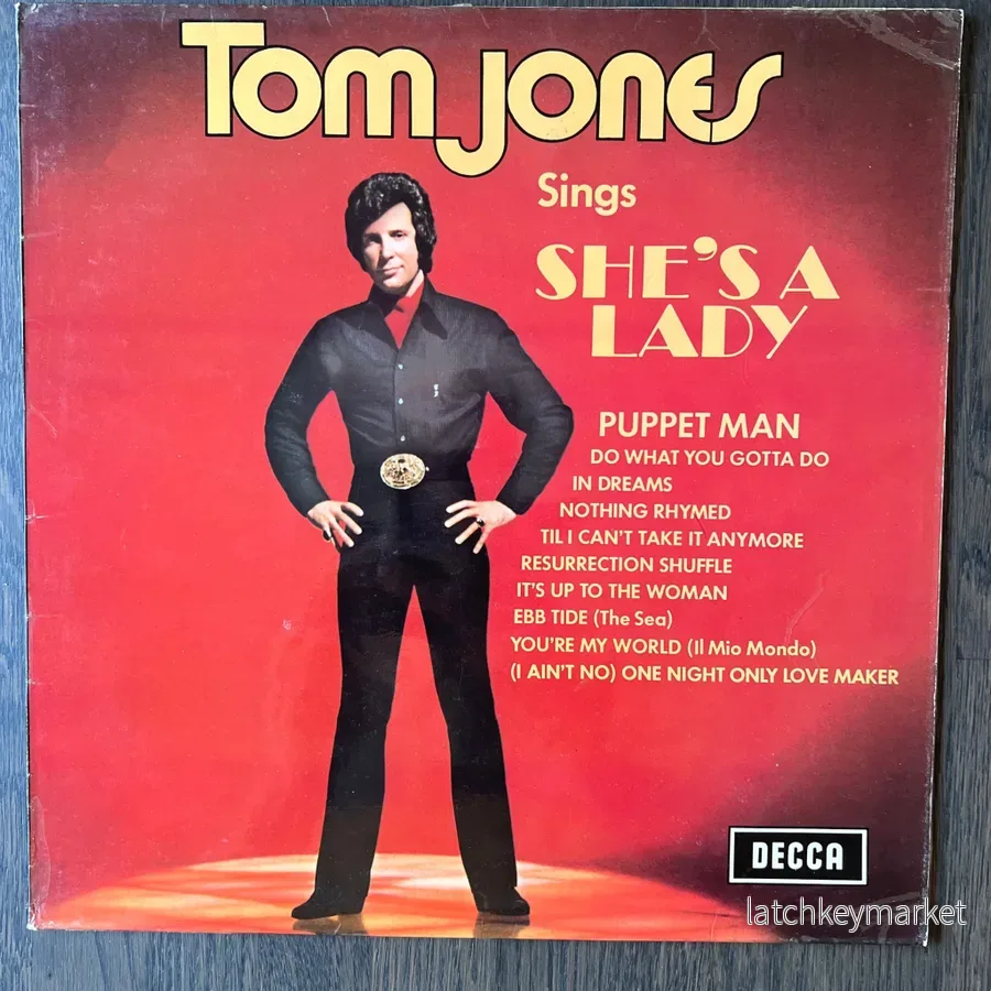 Tom Jones – Sings She’s a Lady – LP UK 1971 Tom Jones – Sings She’s a Lady – LP UK 1971