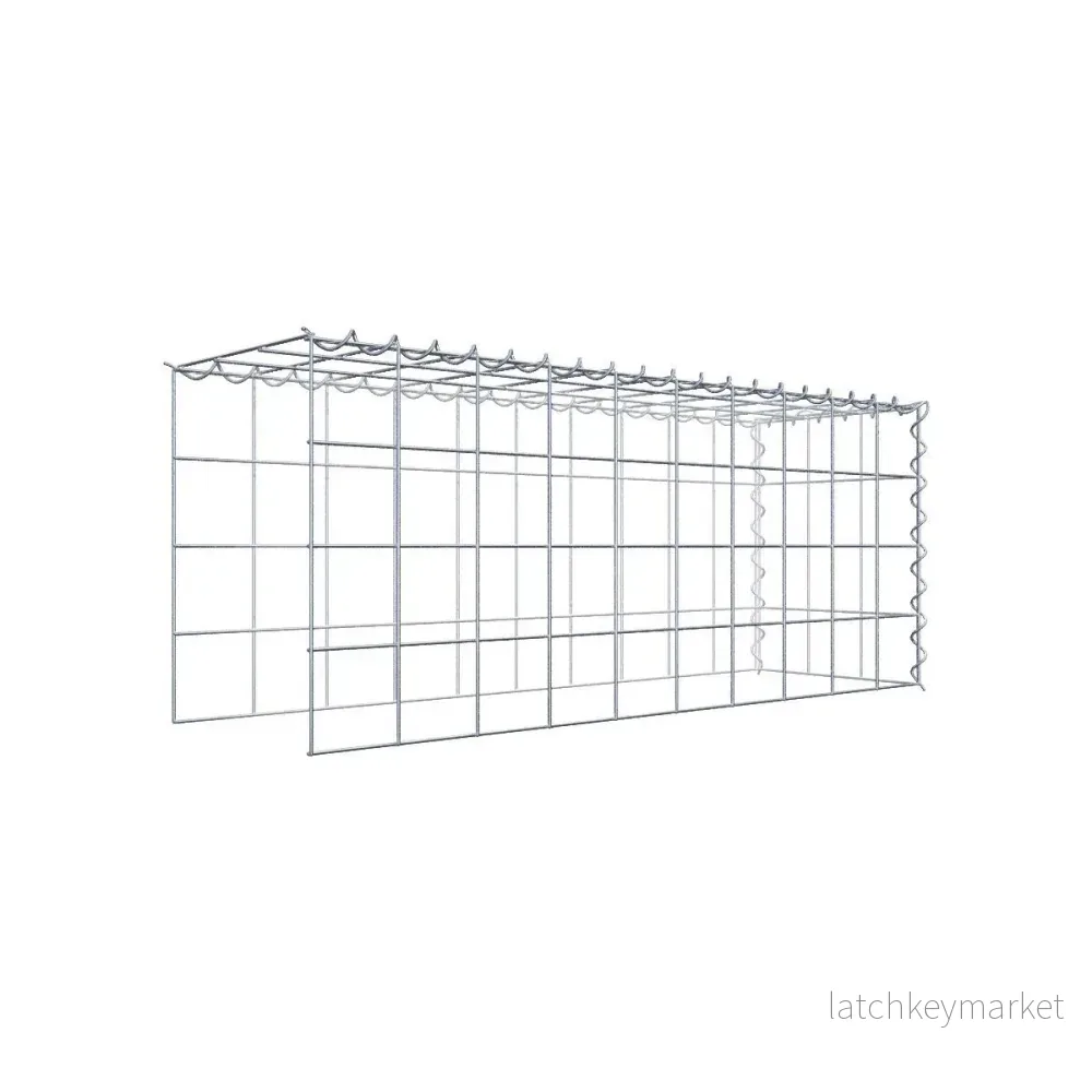 Påväxt gabion typ 4 100 cm x 40 cm x 30 cm (L x H x D), maskstorlek 10 cm x 10 cm, spiral Påväxt gabion typ 4 100 cm x 40 cm x 30 cm (L x H x D), maskstorlek 10 cm x 10 cm, spiral