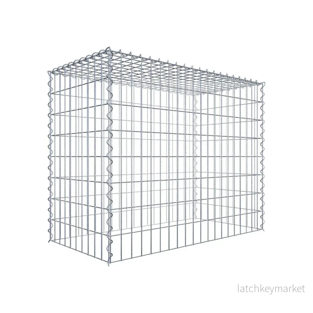 Extra gabion typ 3 100 cm x 80 cm x 50 cm (L x H x D), maskstorlek 5 cm x 10 cm, spiral Extra gabion typ 3 100 cm x 80 cm x 50 cm (L x H x D), maskstorlek 5 cm x 10 cm, spiral
