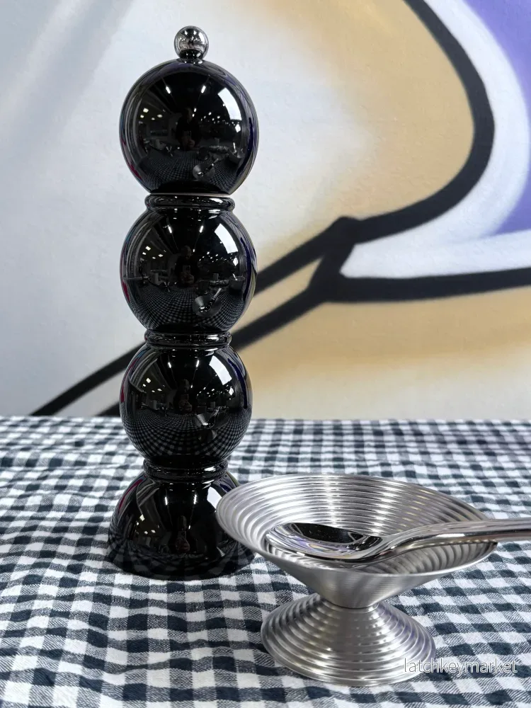 Bobbin Salt & Pepper Mill Black - Bild 3