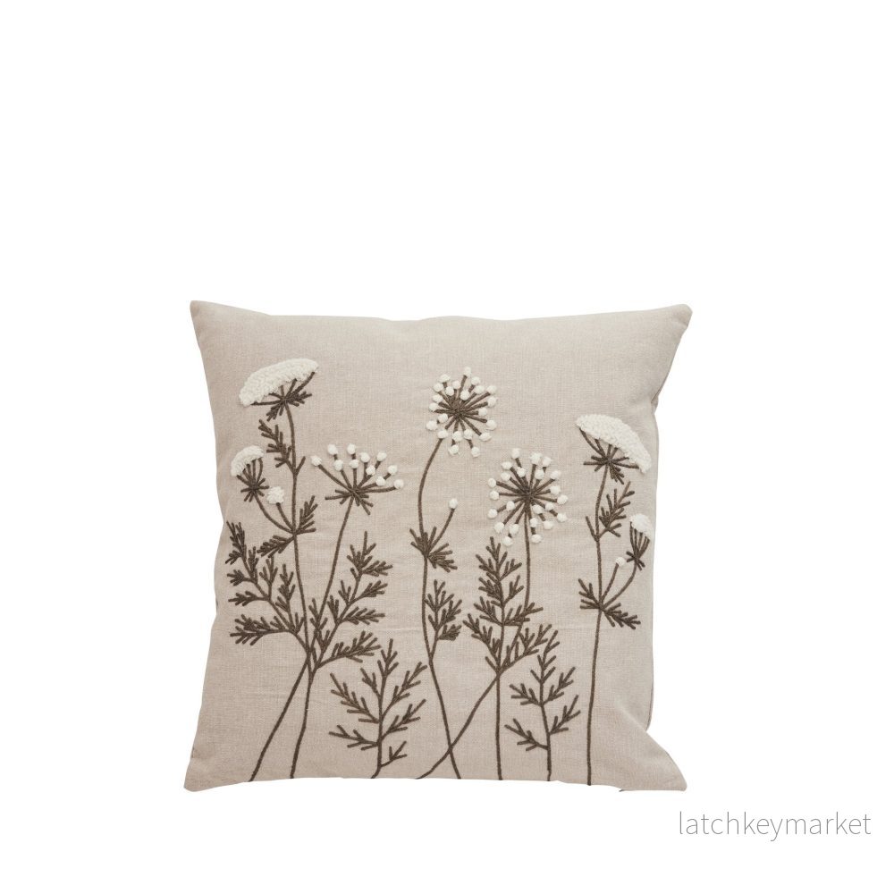 Emilde putetrekk 50×50 cm. sand Emilde putetrekk 50×50 cm. sand