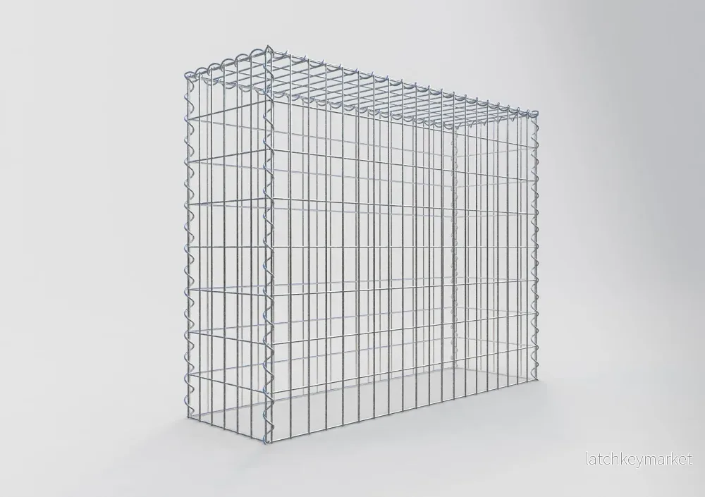 Påväxt gabion typ 3 100 cm x 80 cm x 30 cm (L x H x D), maskstorlek 5 cm x 10 cm, spiral - Bild 2