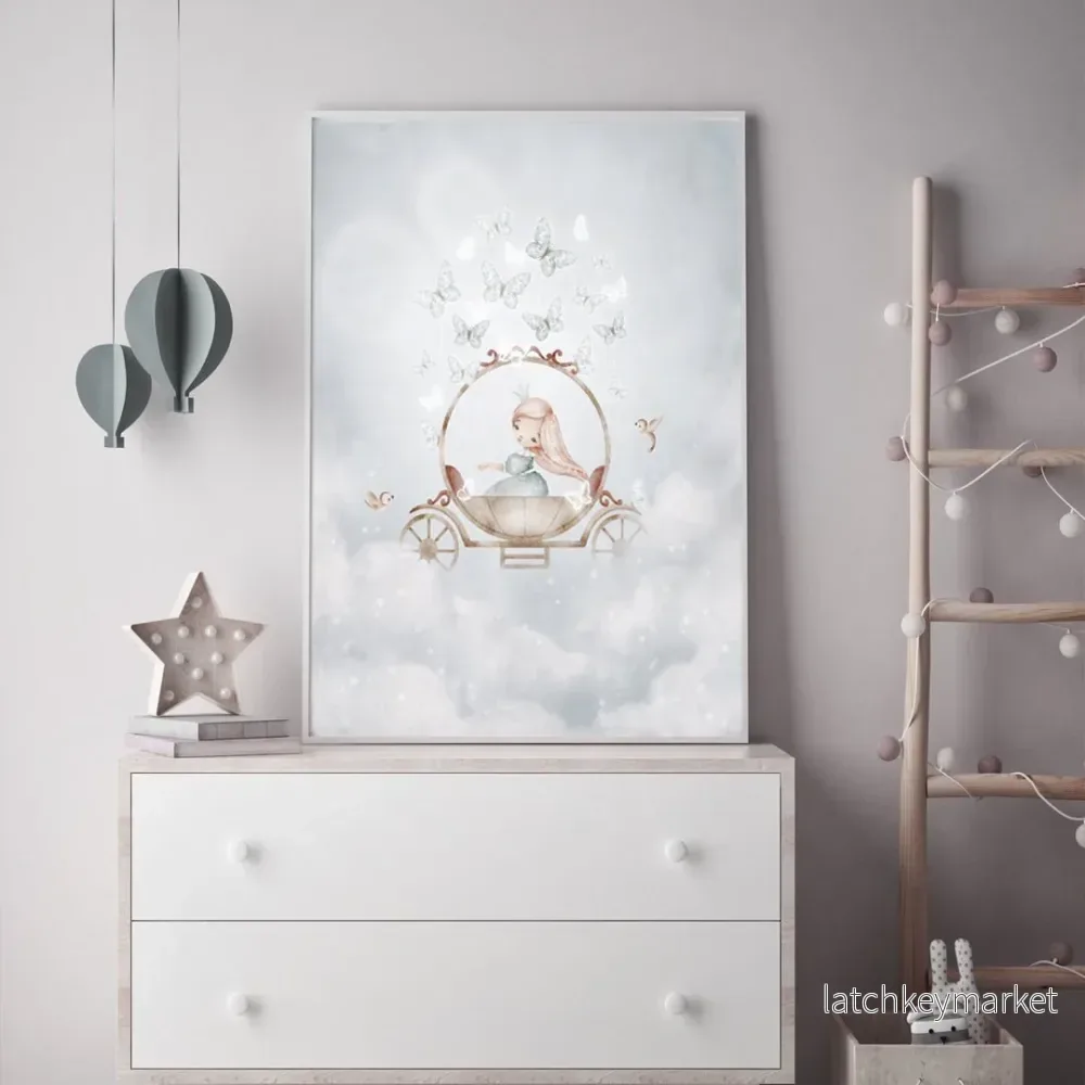 Barntavla - Prinsessa i vagn - Bild 2