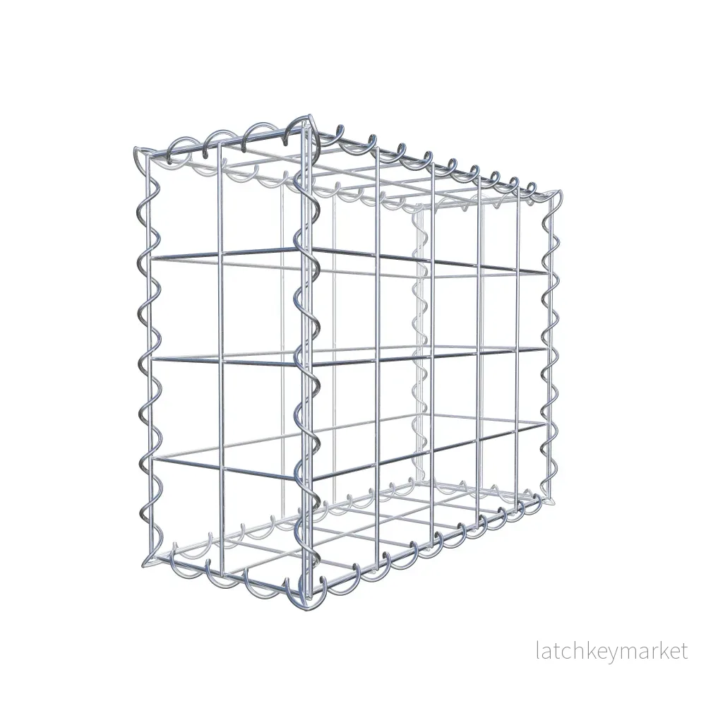Gabion 50 cm x 40 cm x 20 cm (L x H x D), maskstorlek 10 cm x 10 cm, spiral - Bild 3