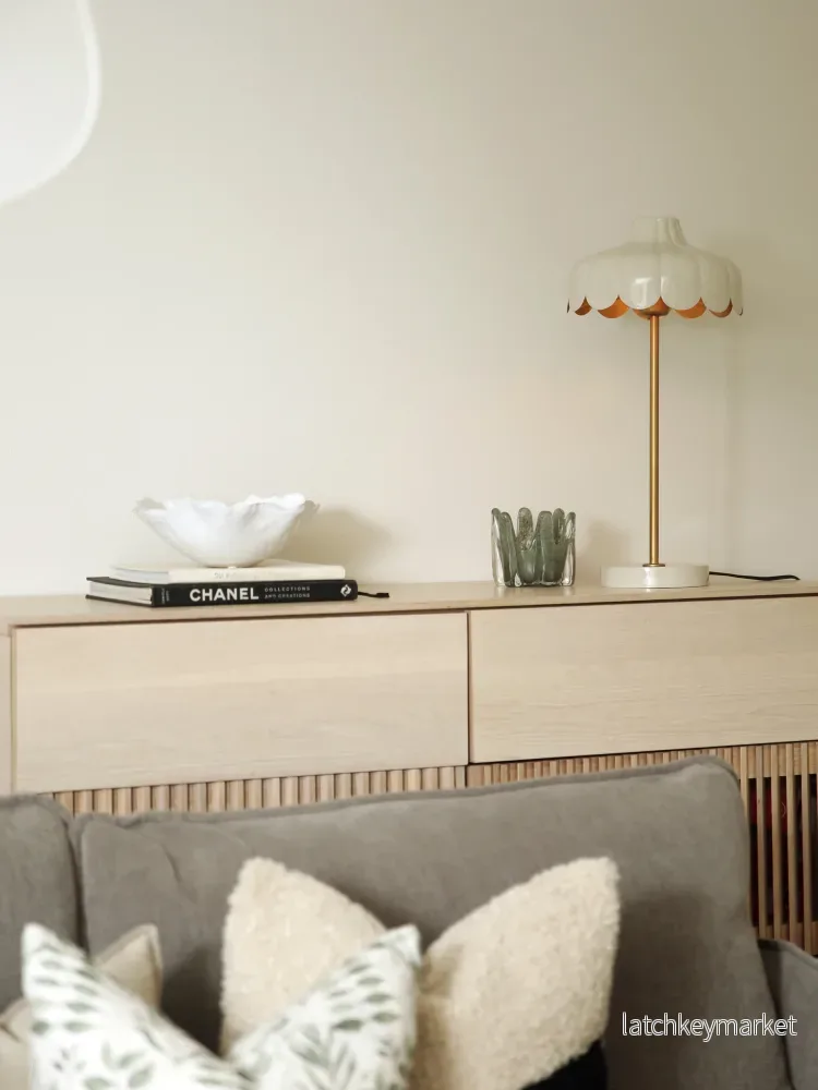 Bordslampa Wells Beige