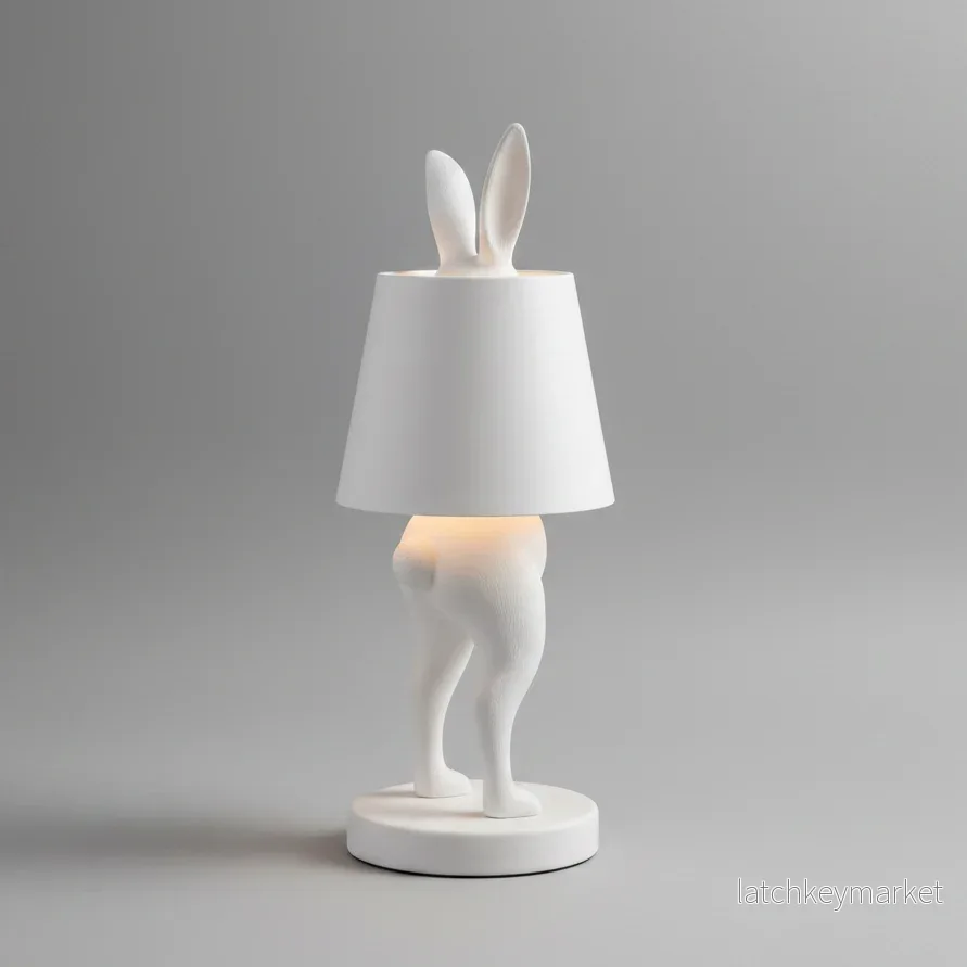 Trådlös Bordslampa LED Tompa Vit Trådlös Bordslampa LED Tompa Vit
