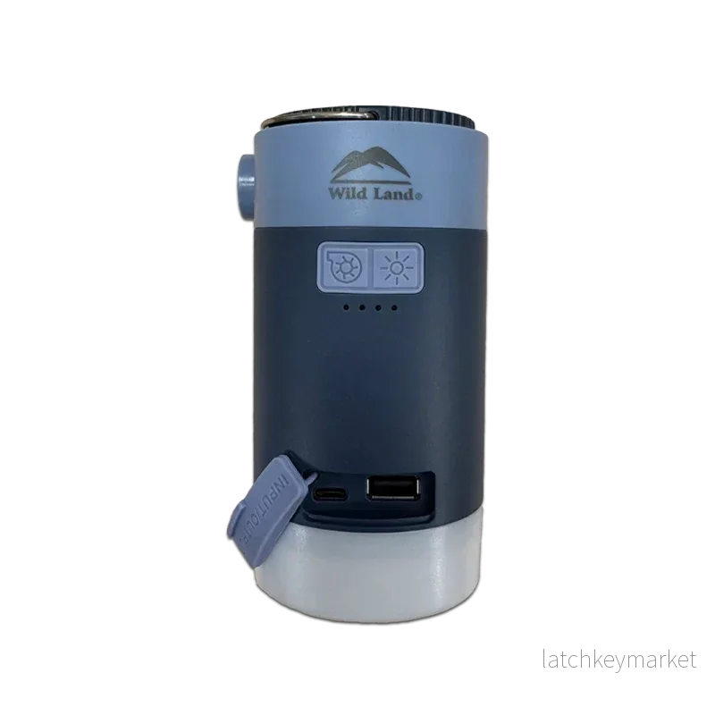 Quickpump, 3-i-1 luftpump, LED-lampa, powerbank - Bild 2