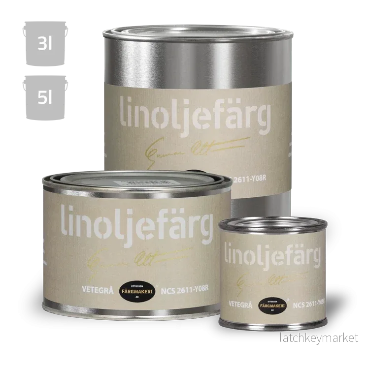 Vetegrå Linoljefärg Ottossons Vetegrå Linoljefärg Ottossons