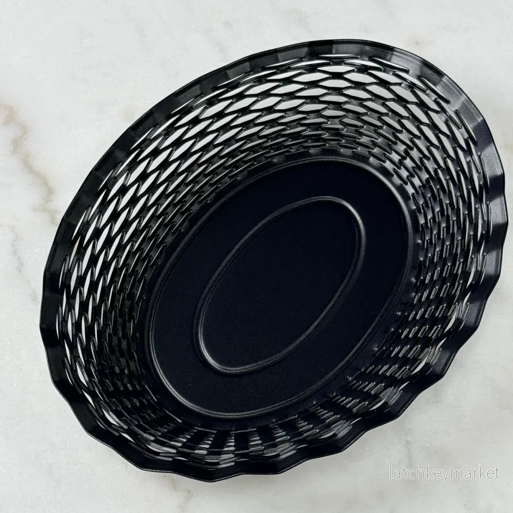 Bread Basket Large Matte Black