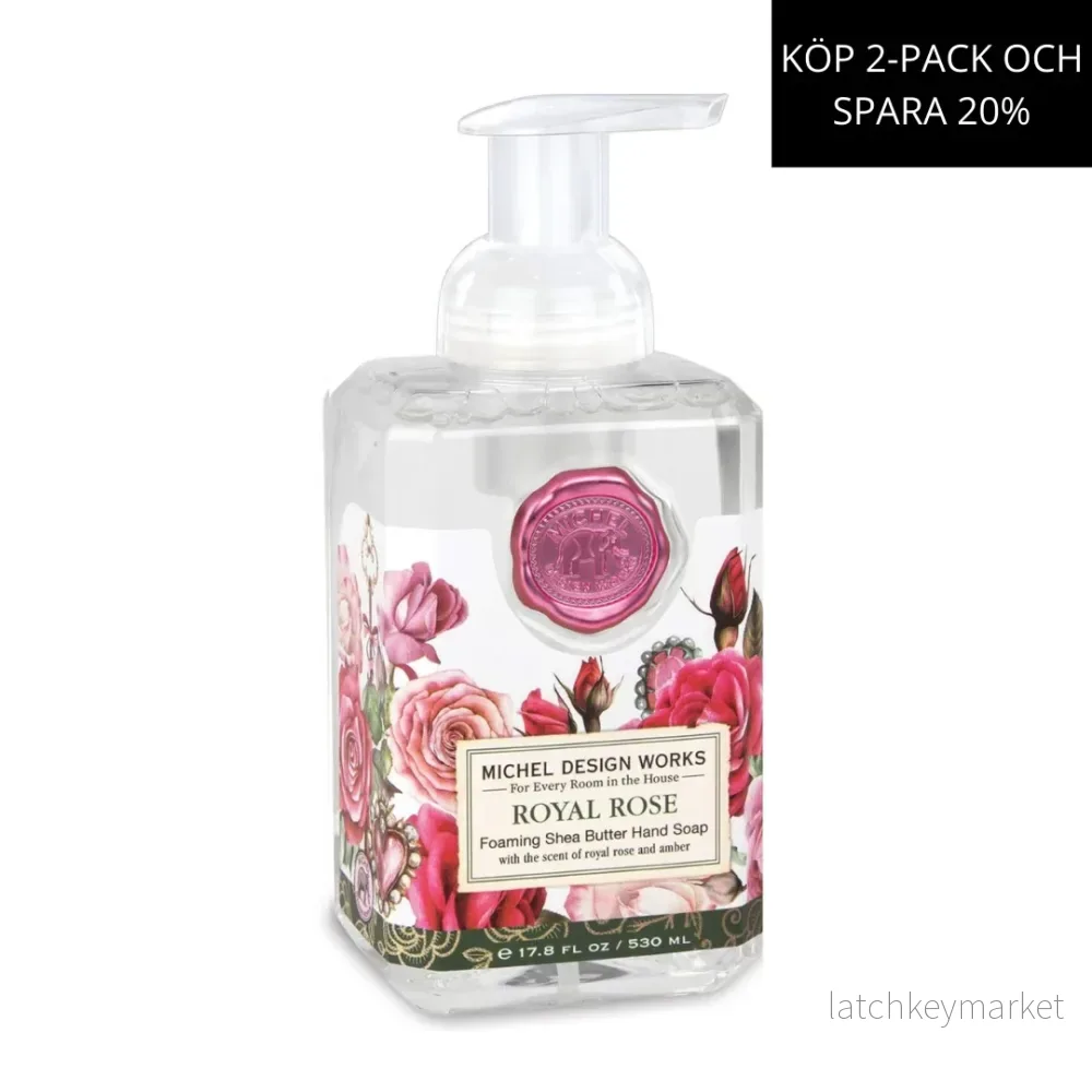 Skumtvål Royal Rose MICHEL DESIGN WORKS Skumtvål Royal Rose MICHEL DESIGN WORKS