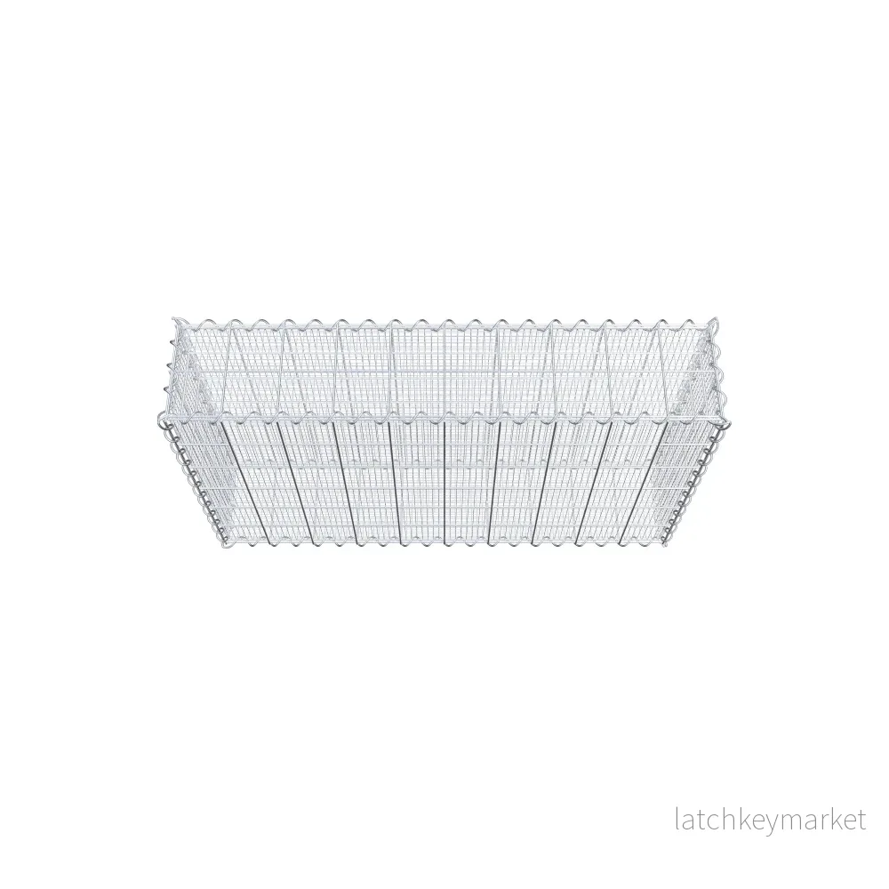 Sandgabion 100 cm x 60 cm x 20 cm (L x H x D), maskstorlek 10 cm x 10 cm, spiral - Bild 3