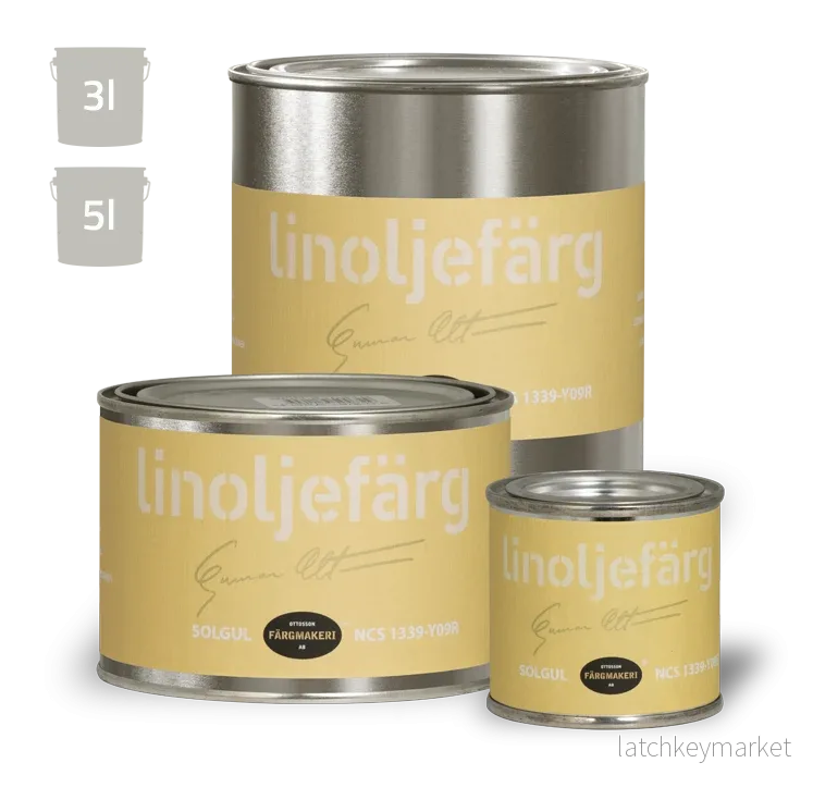 Ottosson linoljefärg – gula kulörer Ottosson linoljefärg – gula kulörer