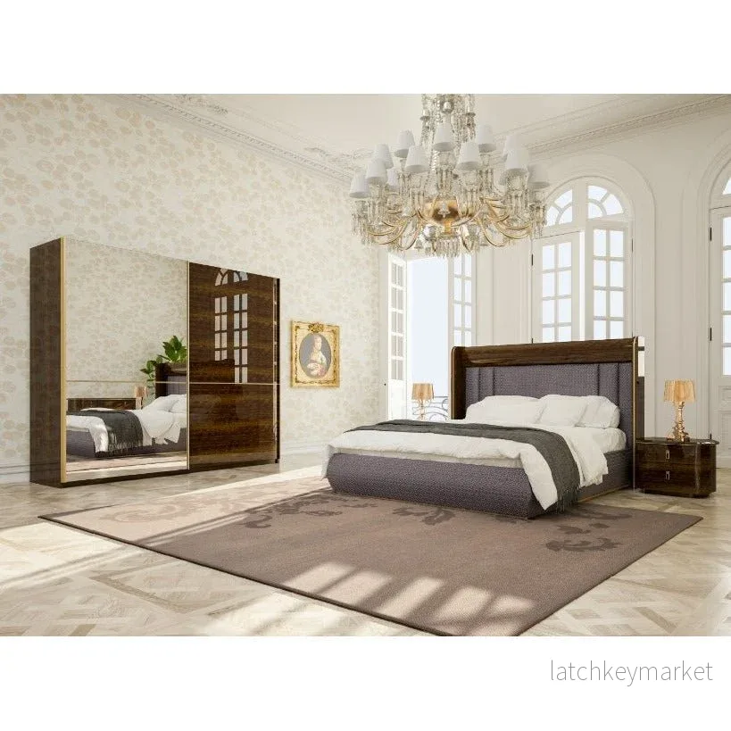 Favor Sovrumsset - (160 cm Säng-2 st Sängbord-Sminkbord) - Bild 2