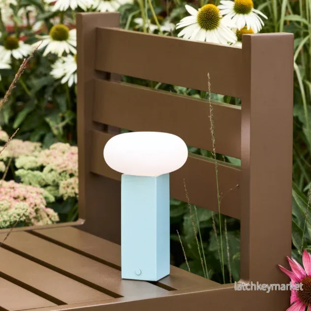 Low Portable Lamp Light Blue - Bild 3