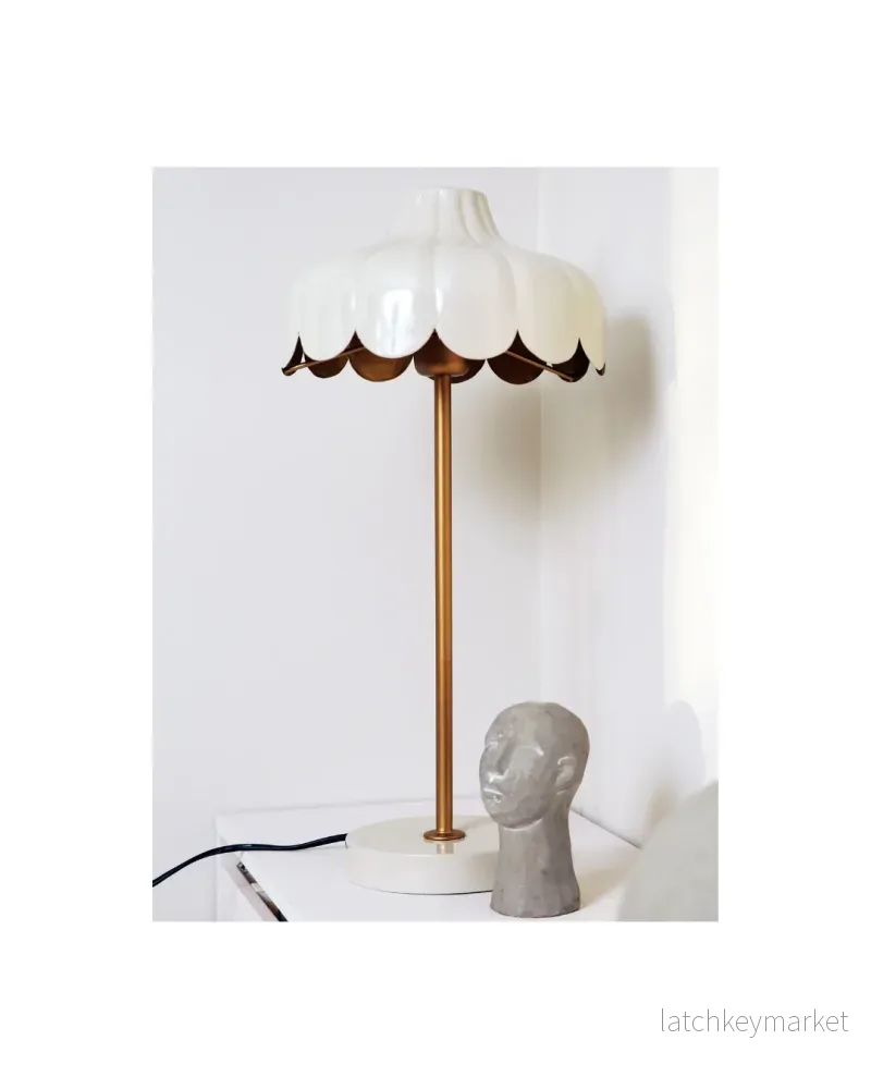 Bordslampa Wells Vit