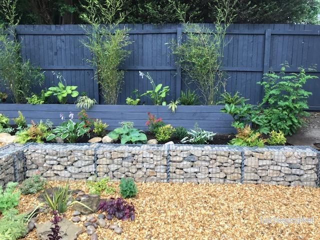 Gabion 100 cm x 50 cm x 30 cm (L x H x D), maskstorlek 5 cm x 5 cm, spiral - Bild 3