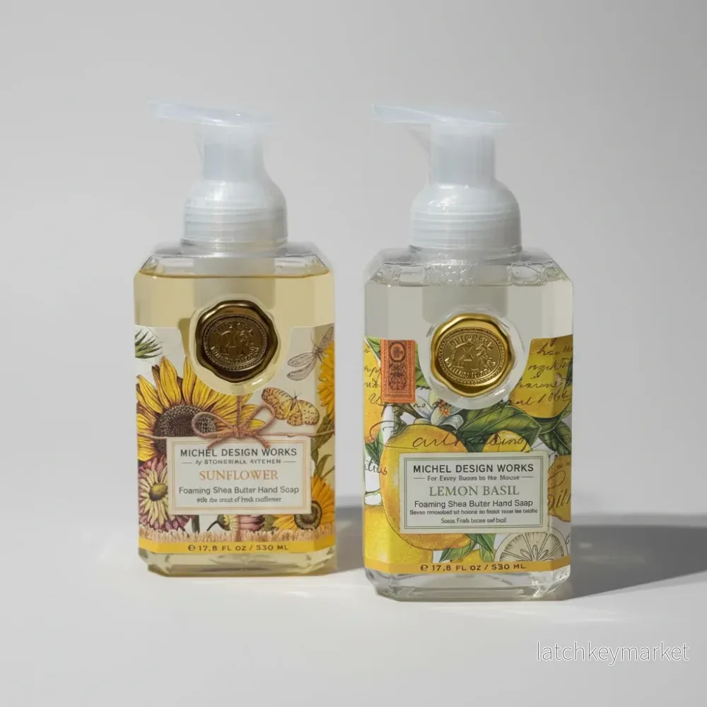 Skumtvål Sunflower & Lemon Basil – MICHEL DESIGN WORKS (2-pack) Skumtvål Sunflower & Lemon Basil – MICHEL DESIGN WORKS (2-pack)