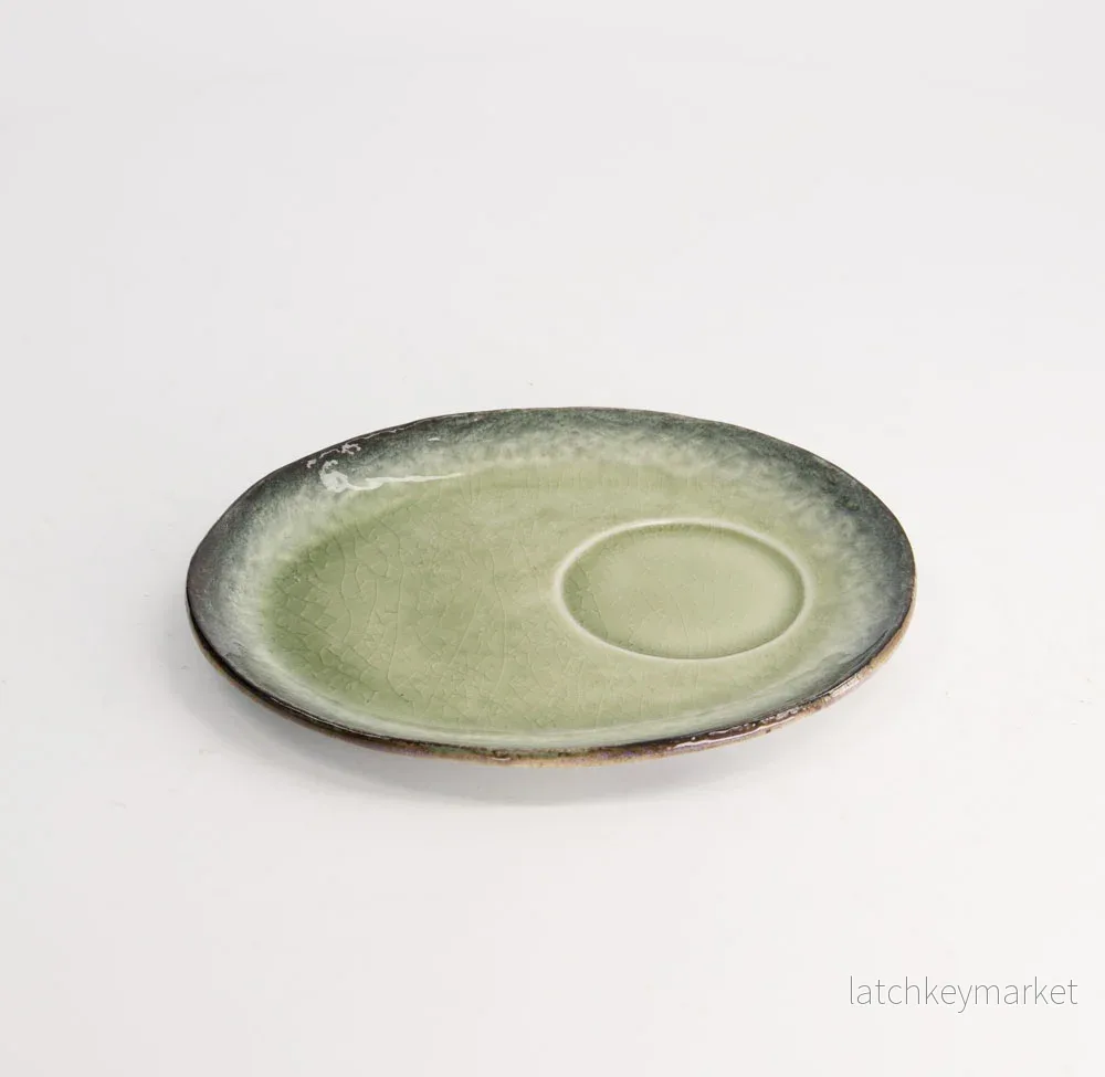 Fat för mugg Yamasuku grön TDS Ø 18x14x2 cm