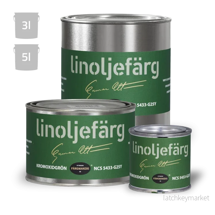 Kromoxidgrön linoljefärg Ottossons Kromoxidgrön linoljefärg Ottossons