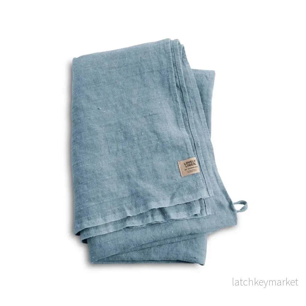 Linnebadlakan hamam Dusty blue Linnebadlakan hamam Dusty blue