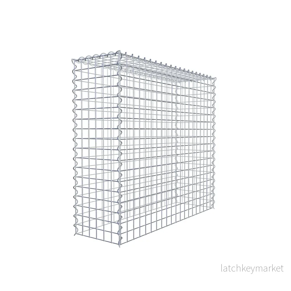 Påväxt gabion typ 3 100 cm x 90 cm x 30 cm (L x H x D), maskstorlek 5 cm x 5 cm, spiral - Bild 3