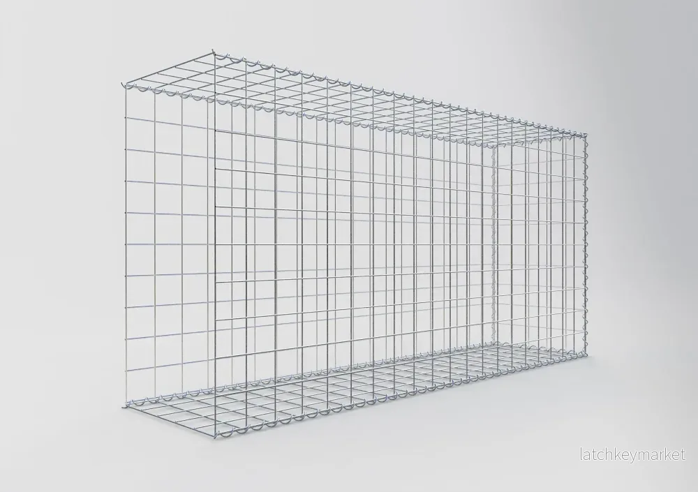 Extra gabion typ 2 200 cm x 100 cm x 50 cm (L x H x D), maskstorlek 10 cm x 10 cm, spiral - Bild 2