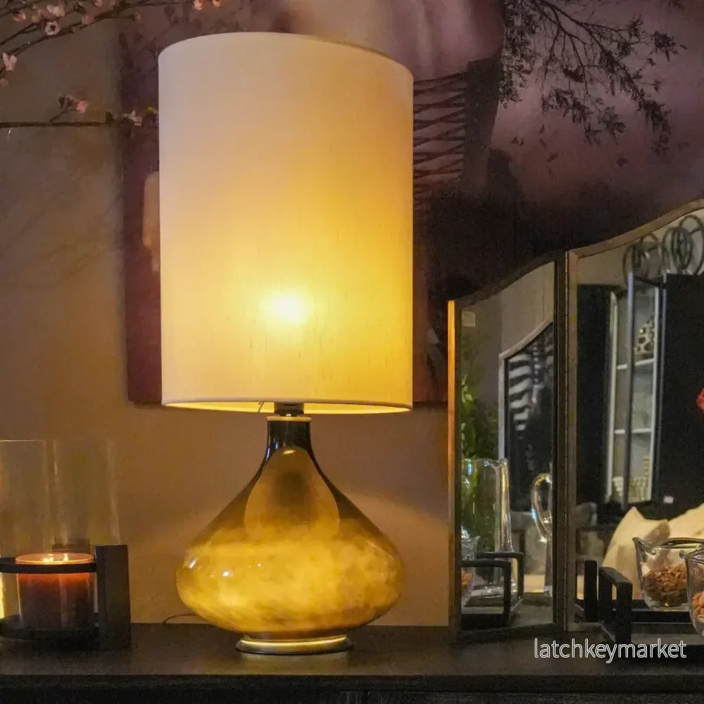 Lampa Flavia Large Seda Beige Lampa Flavia Large Seda Beige