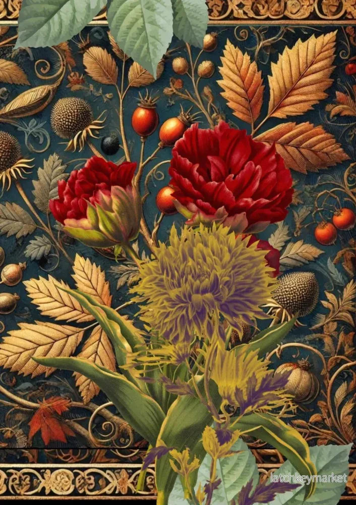 Decoupagepapper Hedgerow and Rosehip Decoupagepapper Hedgerow and Rosehip