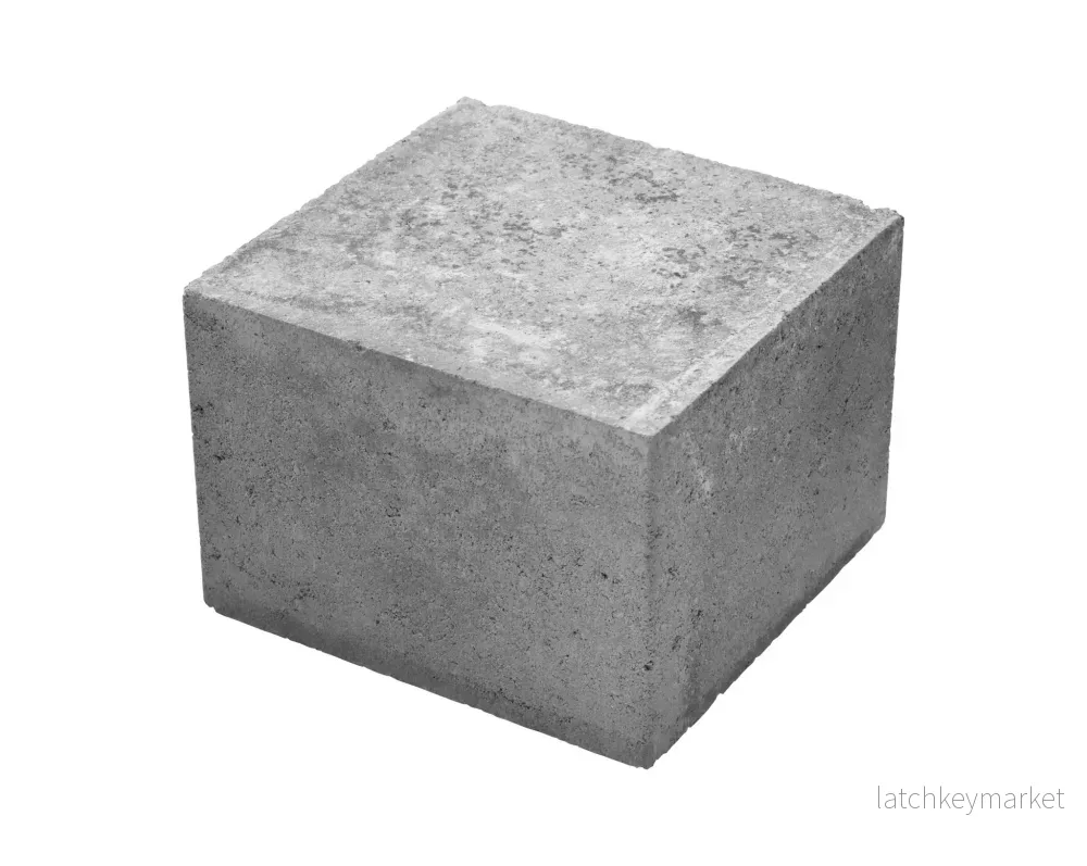 Scala Halvblock Grå 195x190x138
