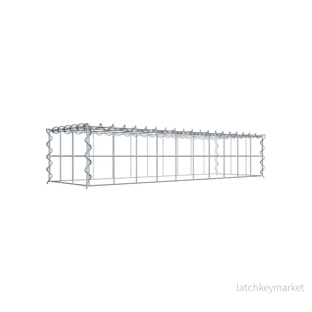 Extra gabion typ 3 100 cm x 20 cm x 30 cm (L x H x D), maskstorlek 10 cm x 10 cm, spiral Extra gabion typ 3 100 cm x 20 cm x 30 cm (L x H x D), maskstorlek 10 cm x 10 cm, spiral