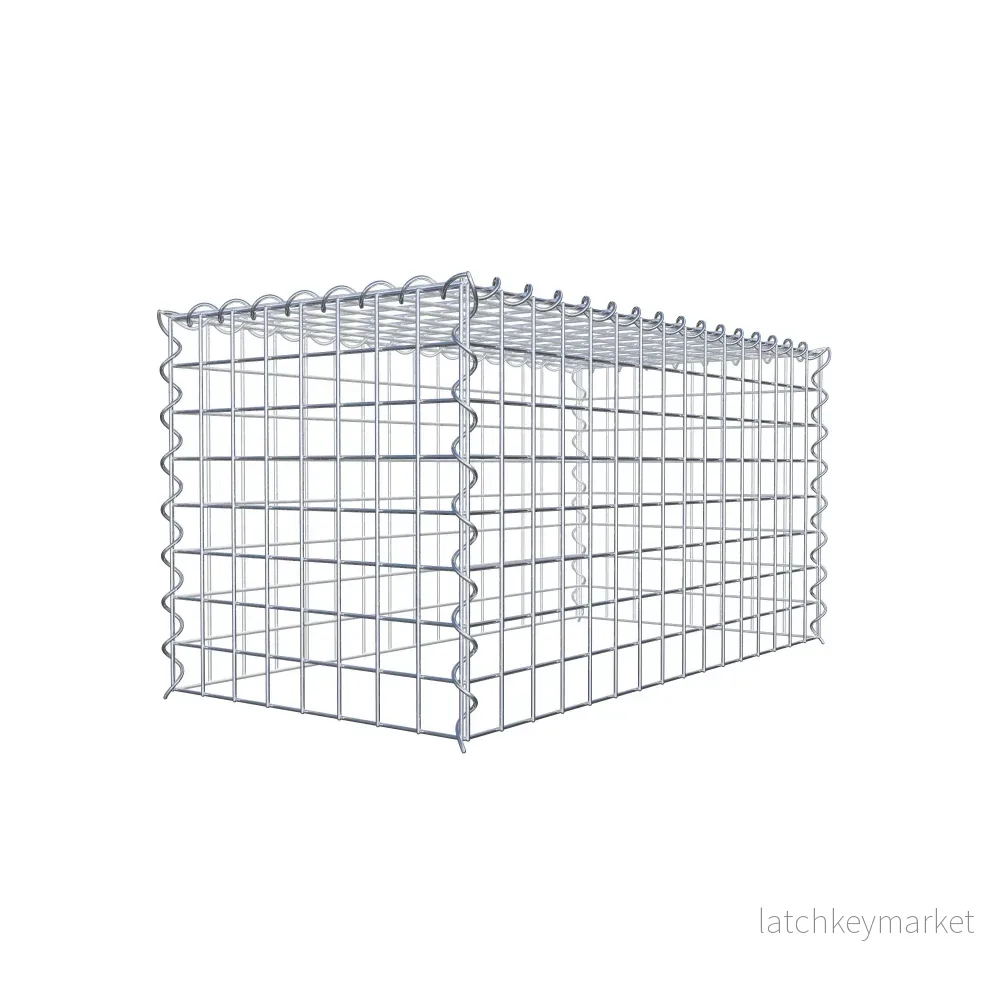 Extra gabion typ 3 80 cm x 40 cm x 40 cm (L x H x D), maskstorlek 5 cm x 5 cm, spiral - Bild 3