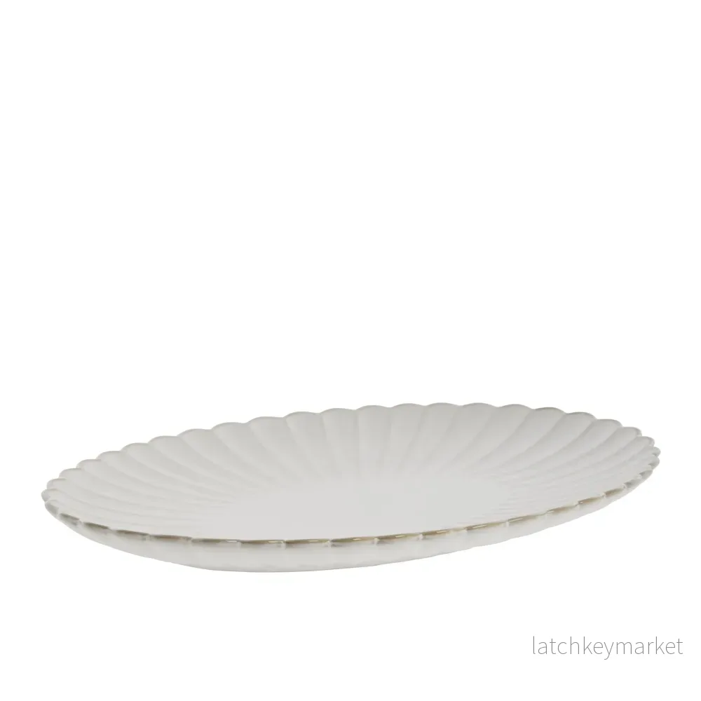 Camille bricka H3,5 Ø cm. benvit Camille bricka H3,5 Ø cm. benvit